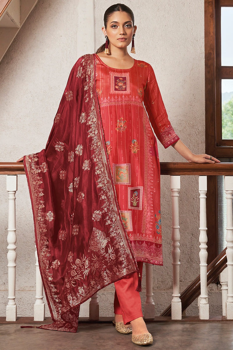 Arzu Pure Bemberg Silk Salwar Suit Design
