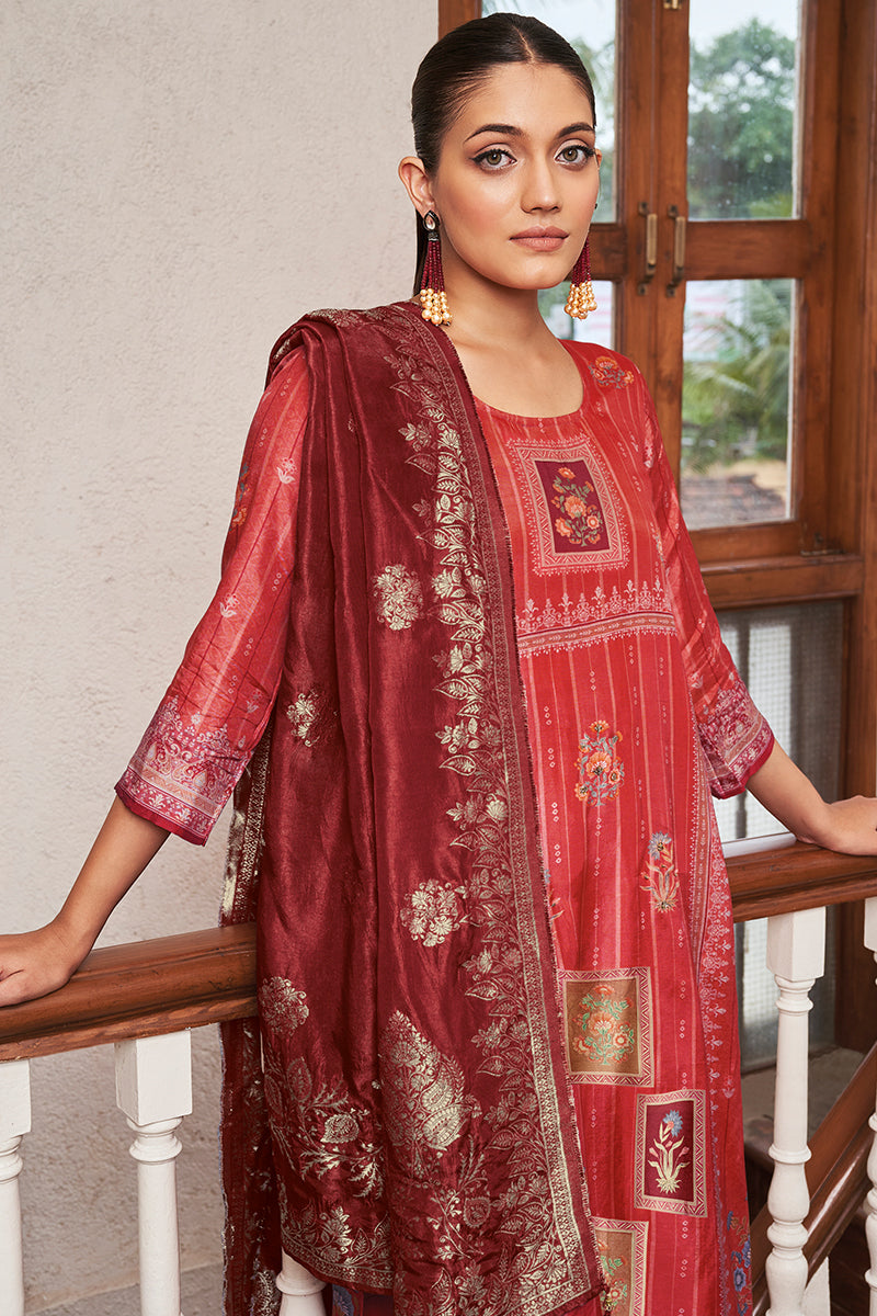 Arzu Pure Bemberg Silk Salwar Suit Design