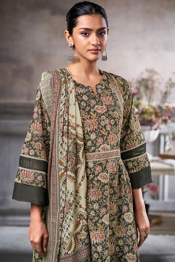 Superior Cotton Block Print With Handwork Salwar Suit