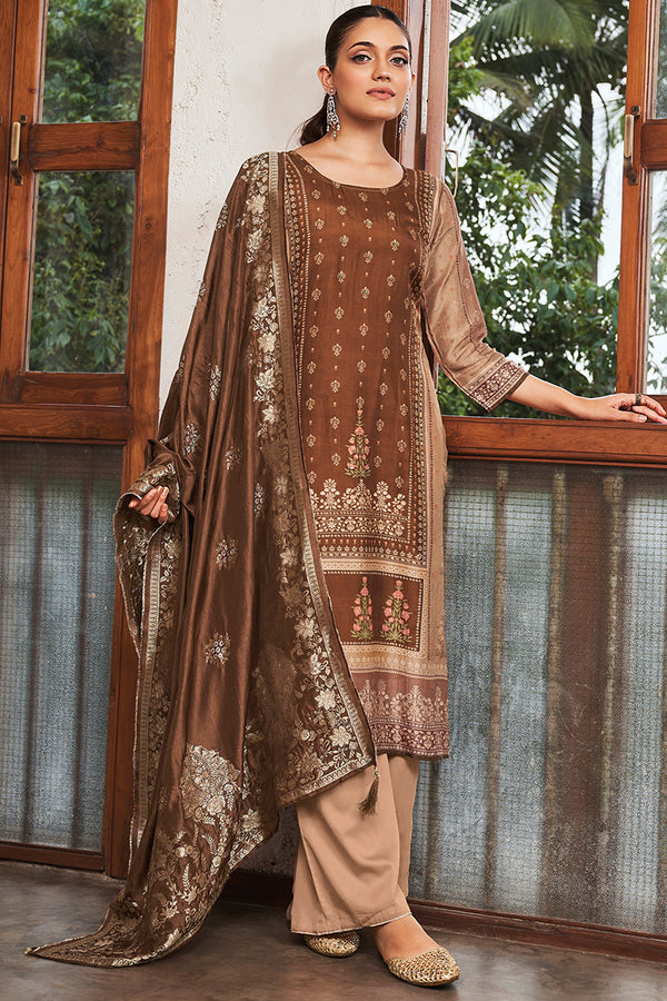 Arzu Pure Bemberg Silk Salwar Suit Design