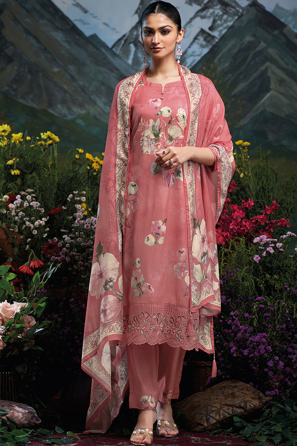 Premium Bemberg Silk Digital Printed Salwar Suit