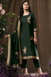 Premium Viscose Woven Silk Meena Jacquard Salwar Suit