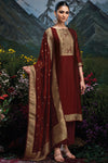 Premium Viscose Woven Silk Jacquard Salwar Suit