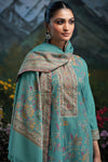 Premium Pure Wool Pashmina Meena Jacquard Salwar Suit