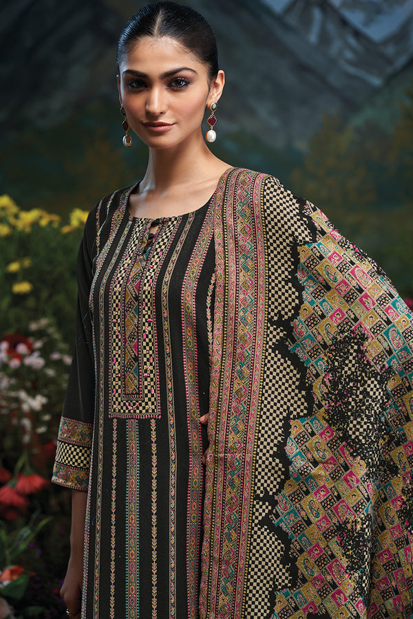 Premium Pure Pashmina Jacquard Salwar Suits
