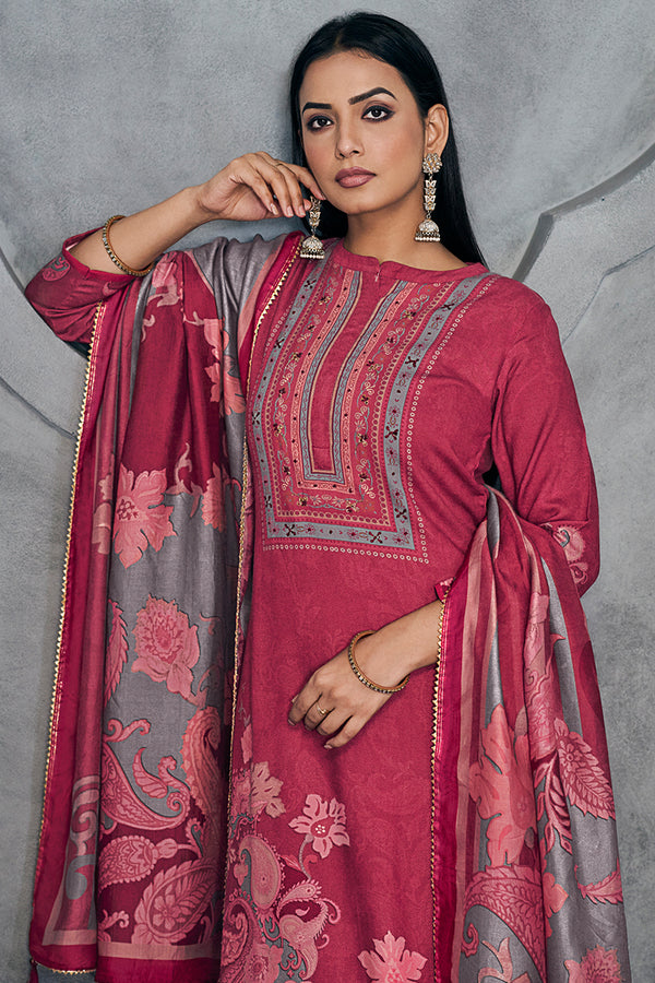 Premium Pure Pashmina Digital Printed Salwar Suit