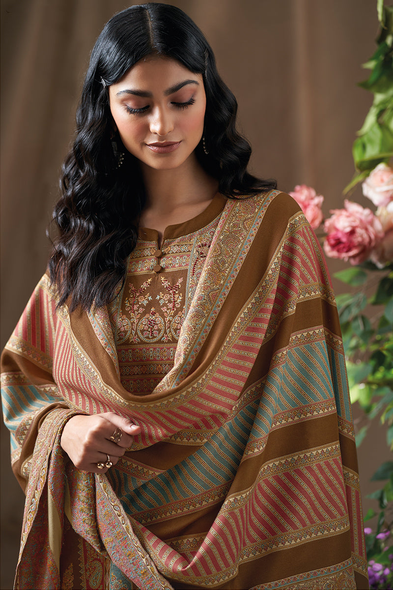 Premium Pure Pashmina Jacquard Salwar Suit