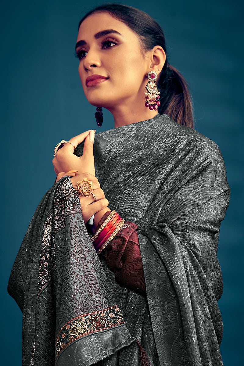 Varnika Pure Viscose Pashmina Salwar Suit Design