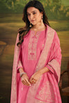 Premium Pure Malai Silk Jacquard Salwar Suit