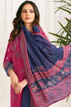 Pure Mul Chanderi Digital Printed Handwork Salwar Suit
