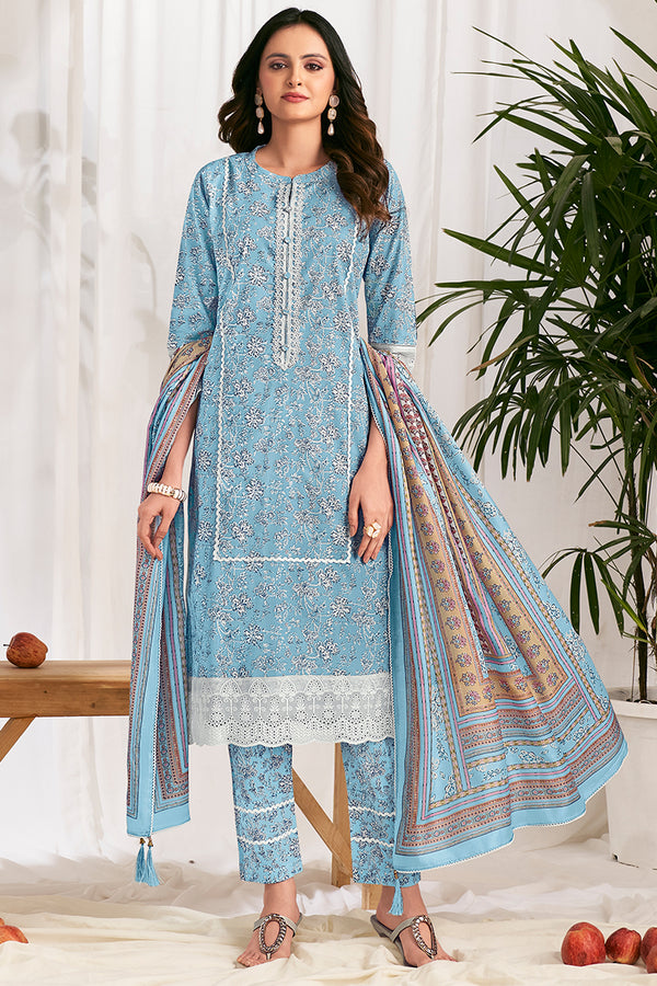 Superior Cotton Block Printed Salwar suit