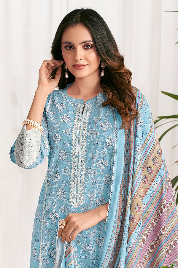 Superior Cotton Block Printed Salwar suit