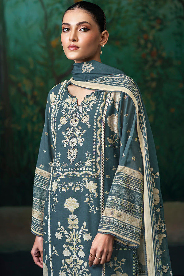 Pure Mul Chanderi Digital Print With Handwork Salwar Suit