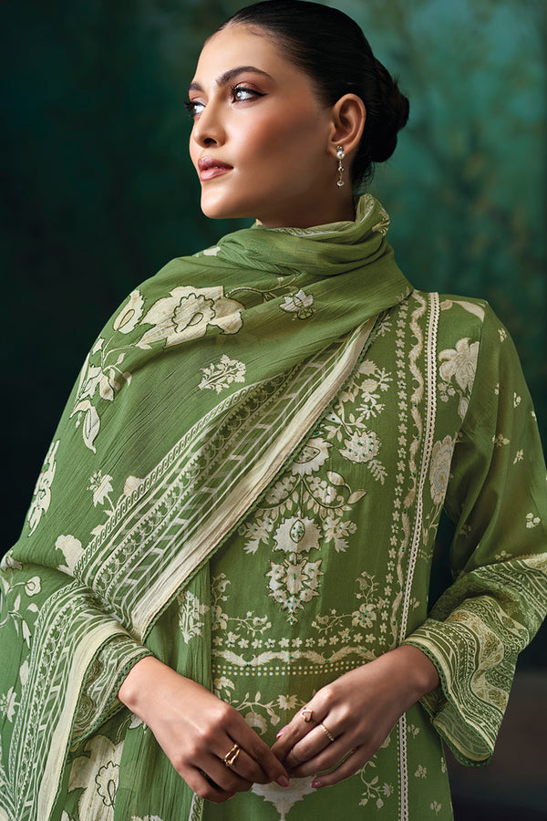 Pure Mul Chanderi Digital Print With Handwork Salwar Suit