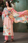 Superior Cotton Digital Print With Pearl Handwork Salwar Suit