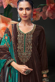 Saira Velvet Salwar Suit Design 1065