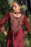 Saanjh Pure Silky Velvet Salwar Suit Design 1071