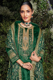 Saanjh Pure Silky Velvet Salwar Suit Design 1072