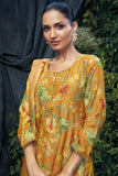 Arisa Pure Bemberg Rose Silk Salwar Suit Design 1083