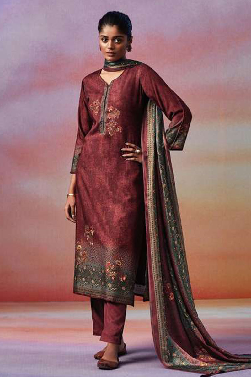 Paro Pure Viscose Pashmina Salwar Suit Design 895