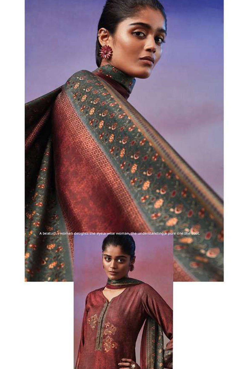 Paro Pure Viscose Pashmina Salwar Suit Design 895