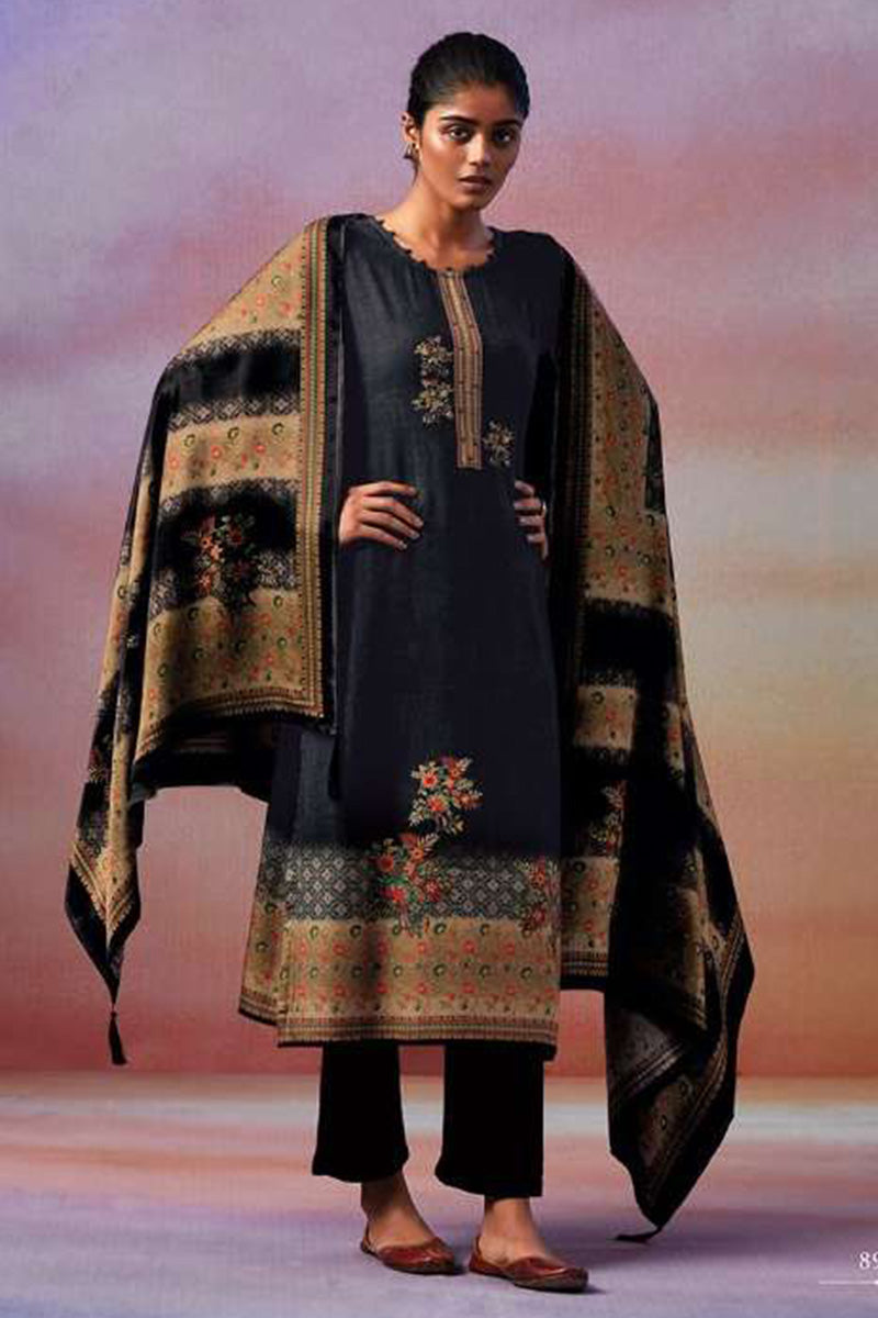 Paro Pure Viscose Pashmina Salwar Suit Design