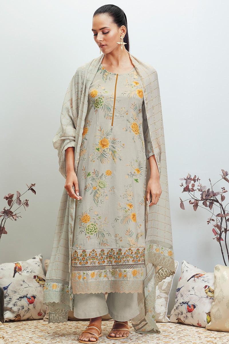 Nura Pure Soft Bemberg Silk Salwar Suit Design