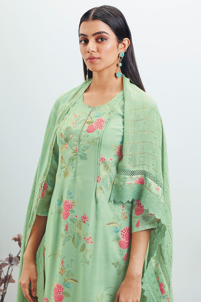 Nura Pure Soft Bemberg Silk Salwar Suit Design