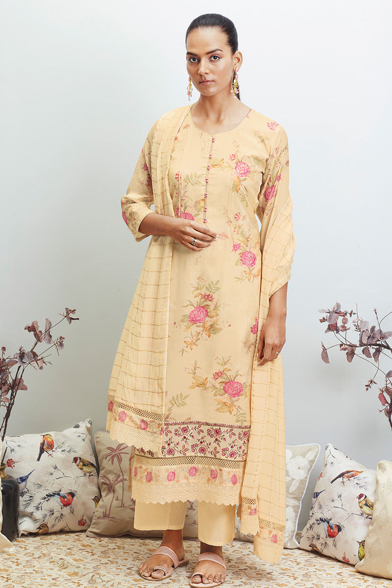Nura Pure Soft Bemberg Silk Salwar Suit Design 915