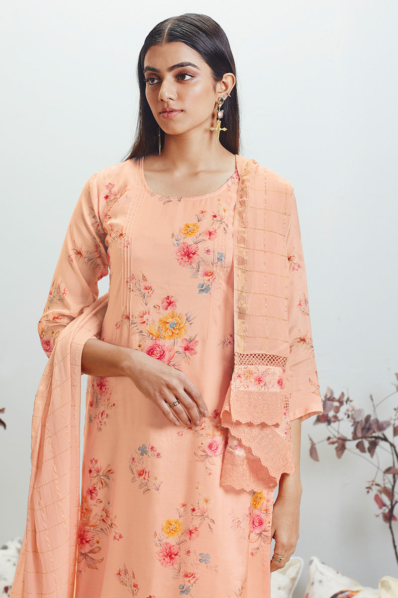 Nura Pure Soft Bemberg Silk Salwar Suit Design 917