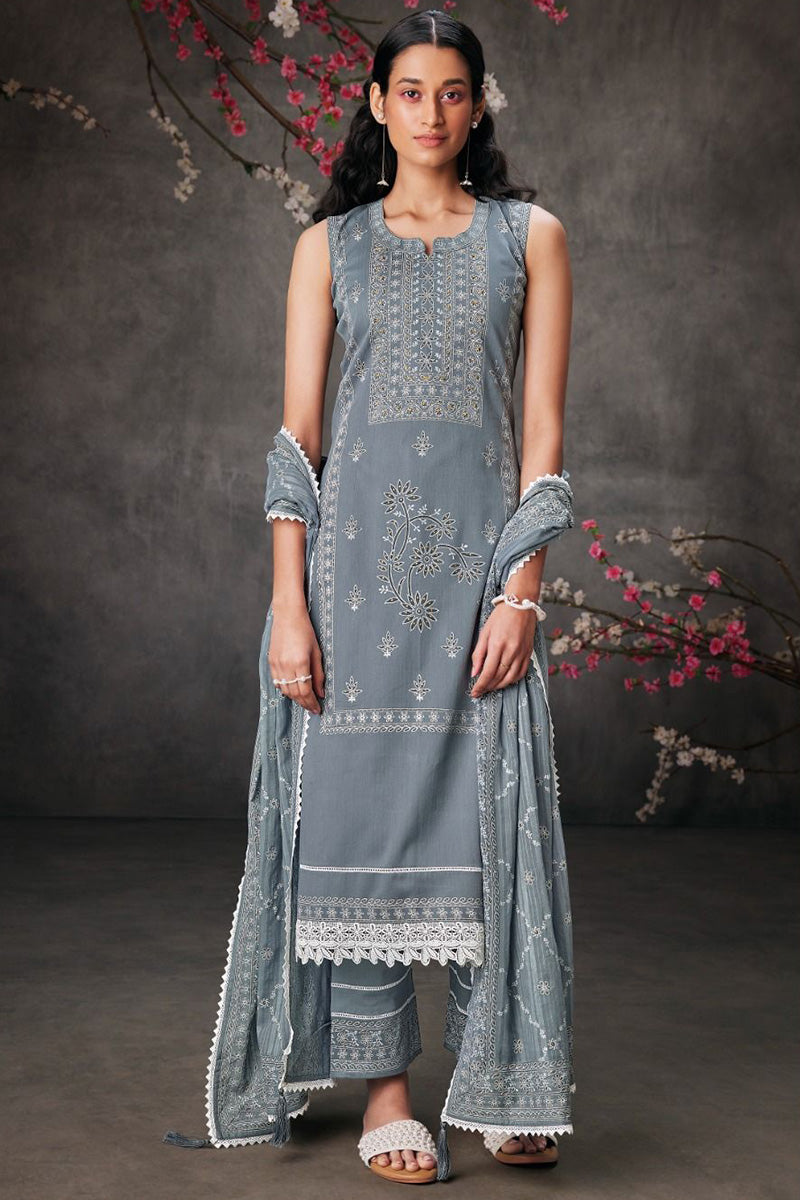Lucknowi IV Premium Cotton Salwar Suit Design