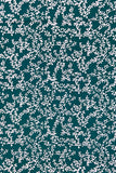 Turquoise All Over Flowers Printed Pure Cotton Fabric