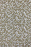 Cream All Over Flowers Printed Pure Cotton Fabric