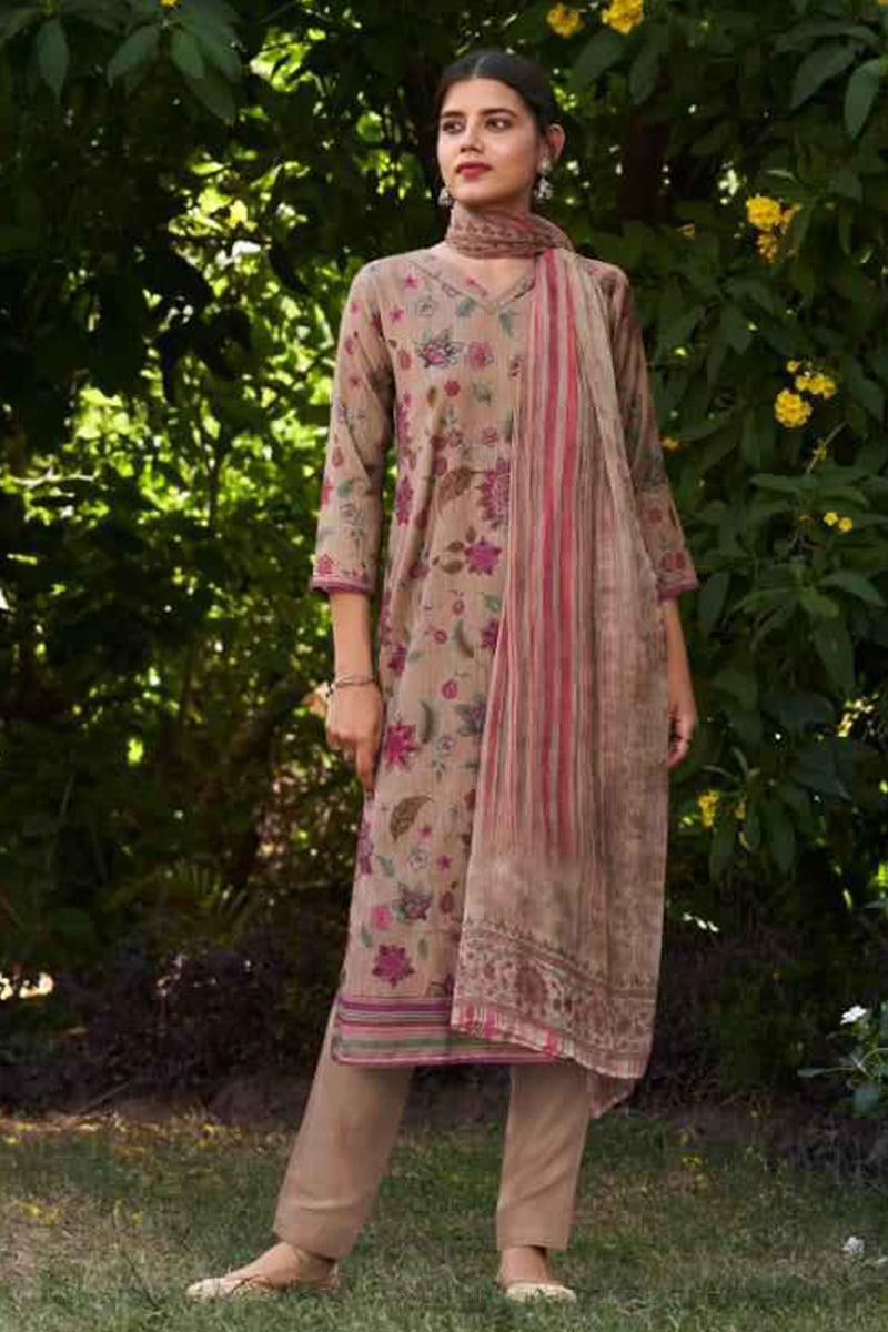 Winter Waves Pashmina Salwar Suit Design