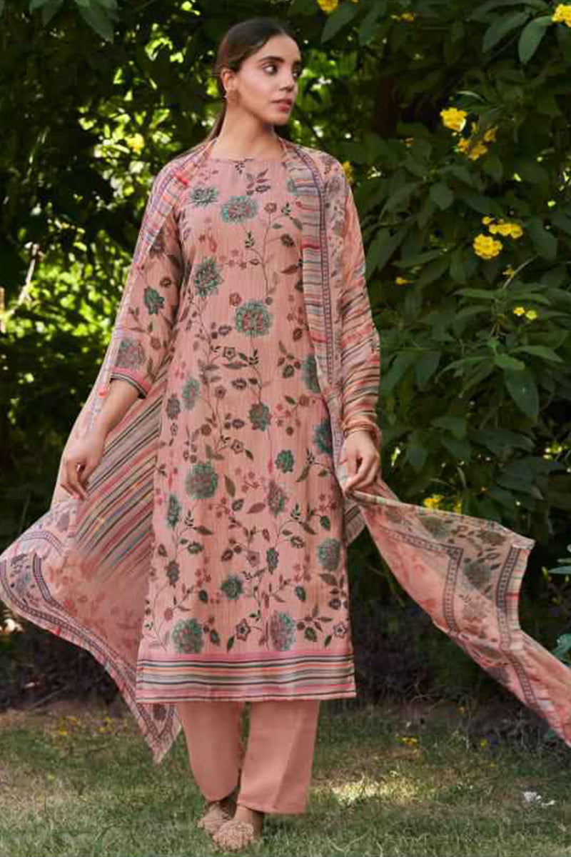 Winter Waves Pashmina Salwar Suit Design