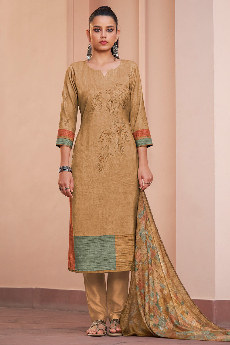 The Ancestry Story Pashmina Salwar Suit Design
