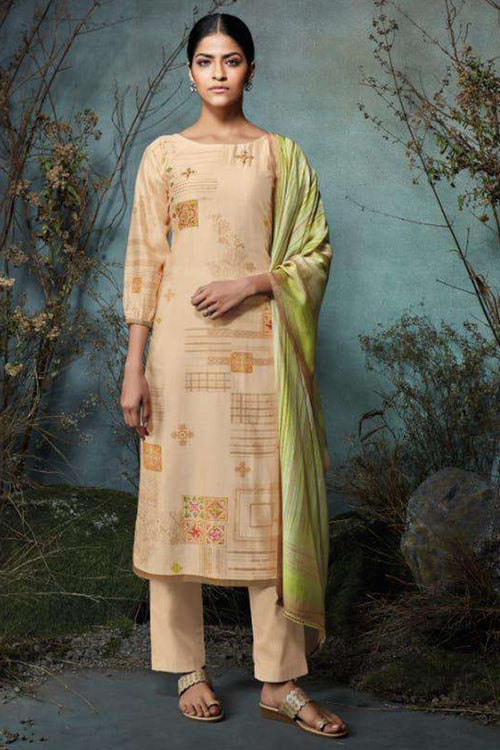 Araa Pure Silk Salwar Suit Design 574