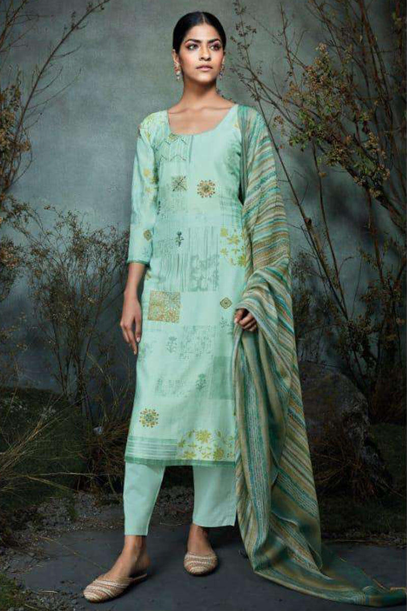 Araa Pure Silk Salwar Suit Design 576