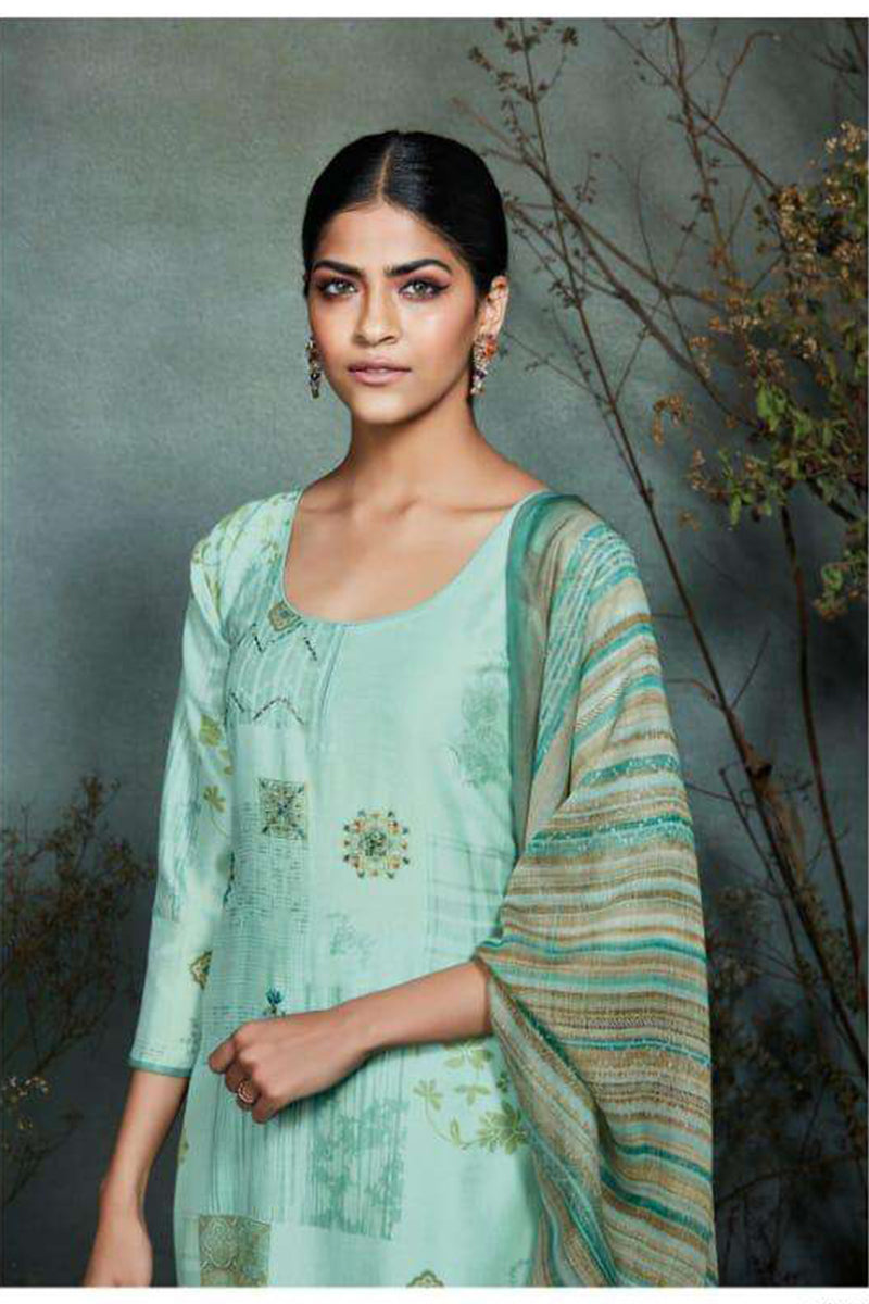 Araa Pure Silk Salwar Suit Design 576