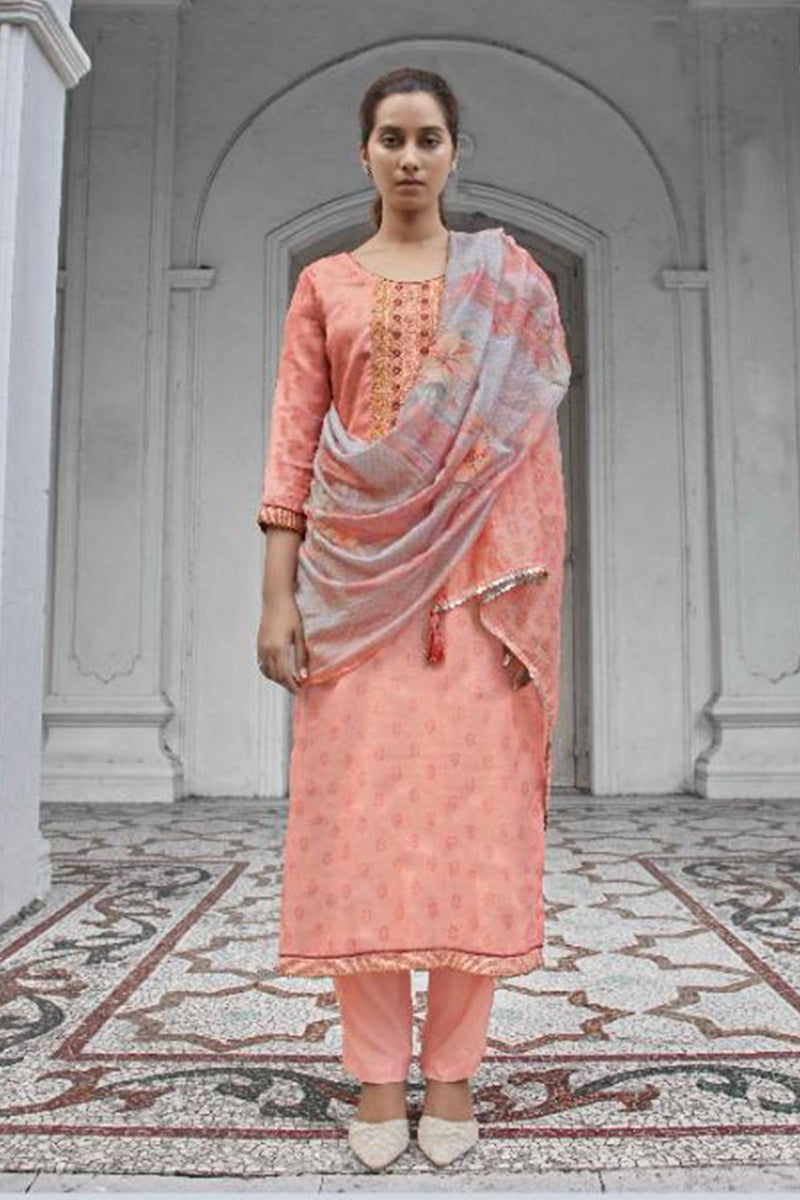 Enigma Volume-3 Tusser Silk Salwar Suit Design