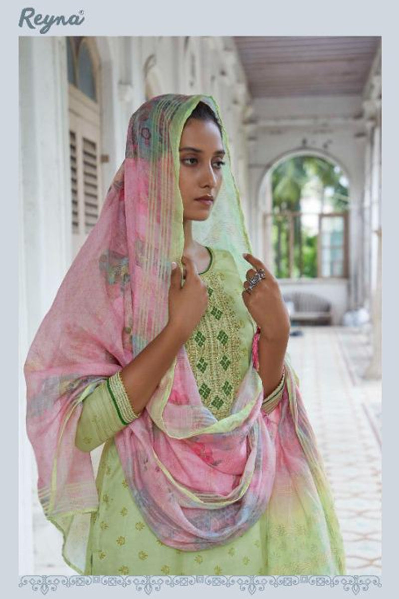 Enigma Volume-3 Tusser Silk Salwar Suit Design