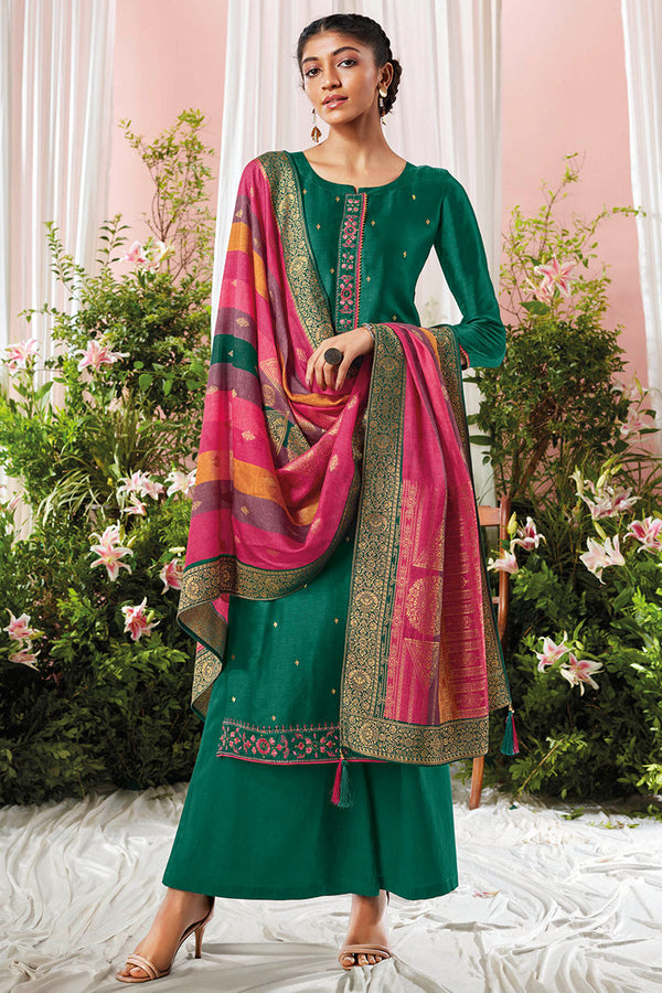 Mashoor Pure Bemberg Russian Silk Salwar Suit Design