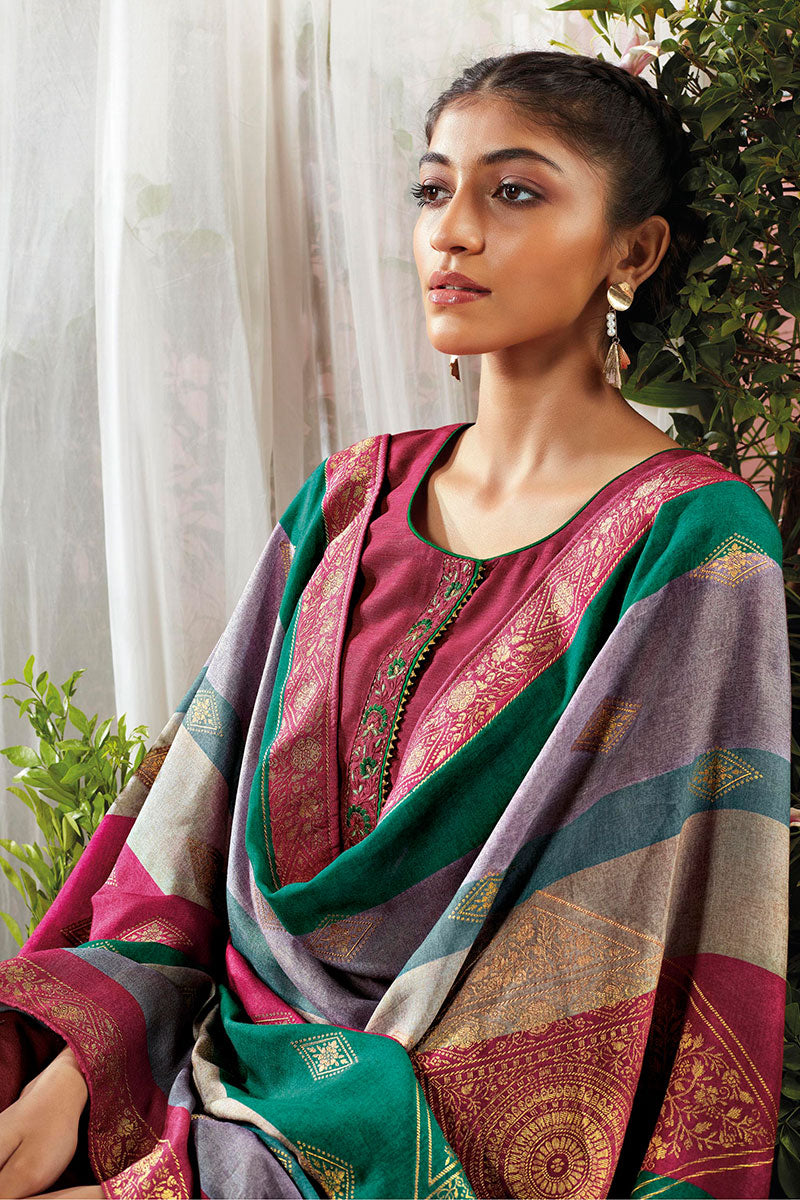 Mashoor Pure Bemberg Russian Silk Salwar Suit Design