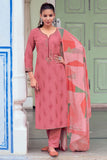Rang Pure Bemberg Monga Silk Salwar Suit Design 823