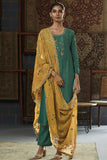 Gul Pure Bemberg Russian Silk Salwar Suit Design 841