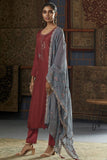 Gul Pure Bemberg Russian Silk Salwar Suit Design 843