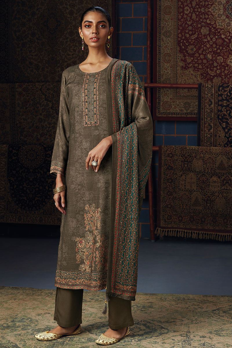 Sakhi-2 Pure Viscose Pashmina Salwar Suit Design