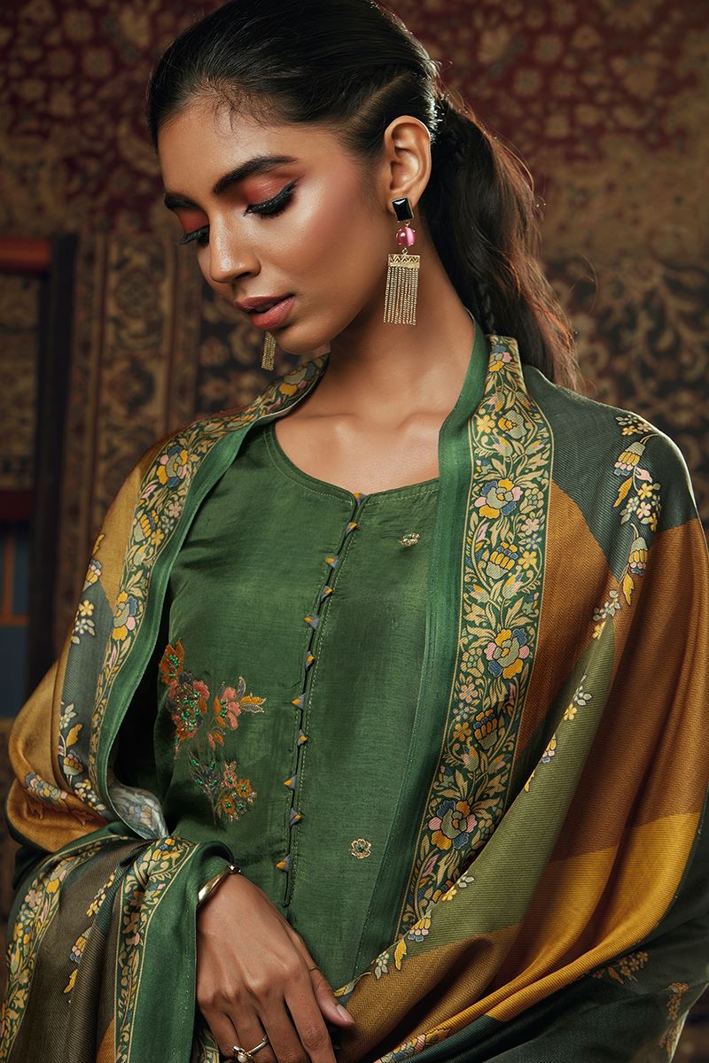 Sara Bemberg Silk Salwar Suit Design Number 861