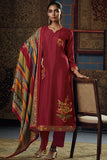 Sara Bemberg Silk Salwar Suit Design 862