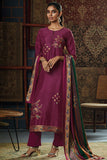 Sara Bemberg Silk Salwar Suit Design 865